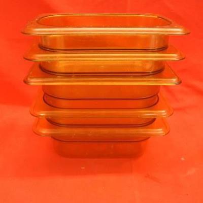 5 Amber Yellow Size 1 9 Plastic Dishes