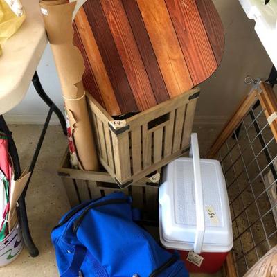 Crates, coolers, totes