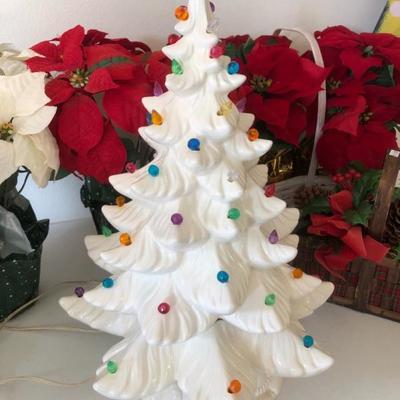 Vintage Ceramic Christmas Tree - Excellent Condition