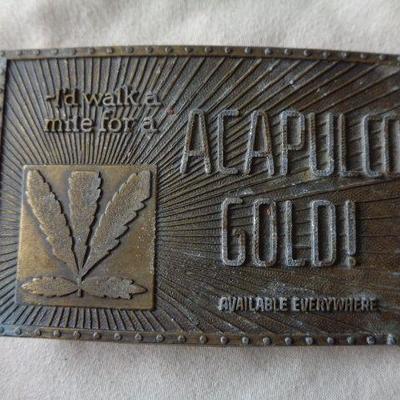 I'd walk a mile for a Acapulco Gold RJ Belt Buck ...