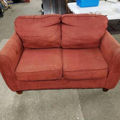 #Red Maroon Love Seat