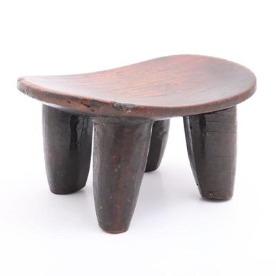 20th Century Hand-Carved Wooden Senufo Stool