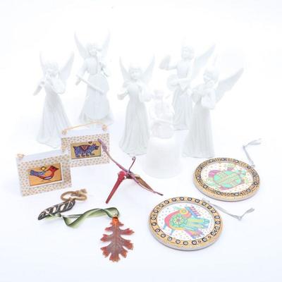 Porcelain Angels and Ornaments Featuring Jo Rango