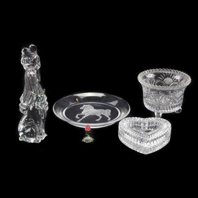 Crystal and Cut Glass Figurines and Decor