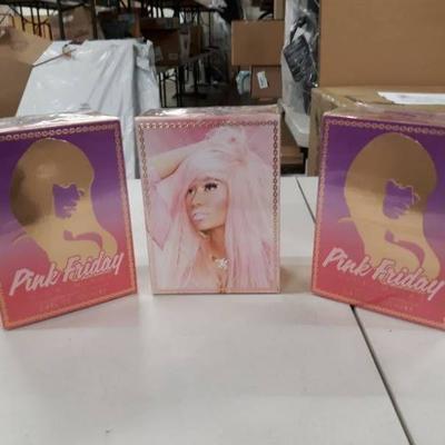 Three Boxes of Nicki Minaj Pink Friday Perfume