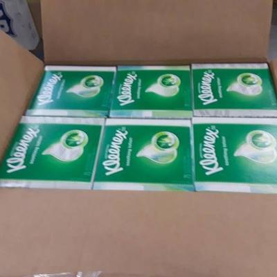Box of 18 Kleenex Cartons