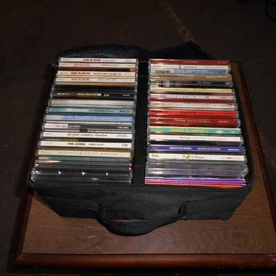 CD's Case full of CD's