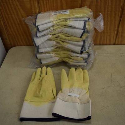 12 Pair Work Gloves