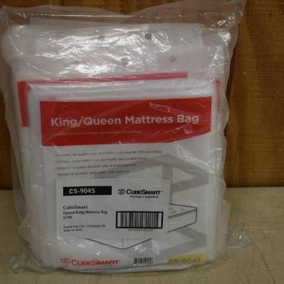 6 Cube Smart King Queen Mattress Bags