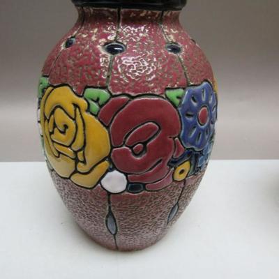 Amphora Czech. Art Deco Pottery Vase