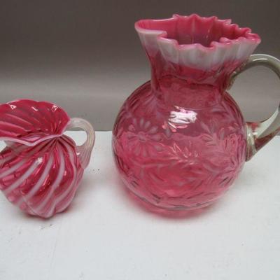 Antique Cranberry Glass
