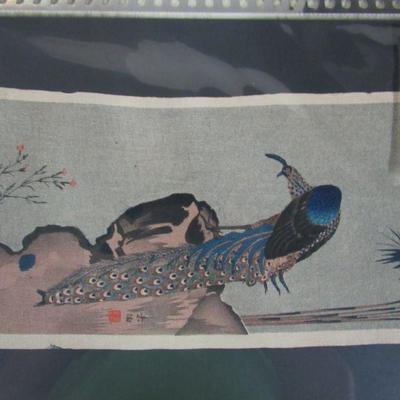 Oriental woodblock print