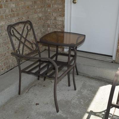Outdoor Chairs, Table