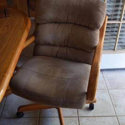 Dining Chair on Rollers