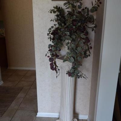 Pedestal Stand, Floral Arrangement, Wall Art