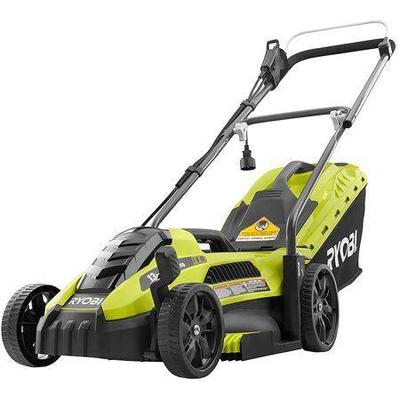 13 in. 11 Amp Corded Electric Walk Behind Push Mow ...