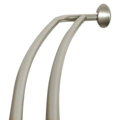 Zenna Home NeverRust Double Curved Shower Rod - Sa ...