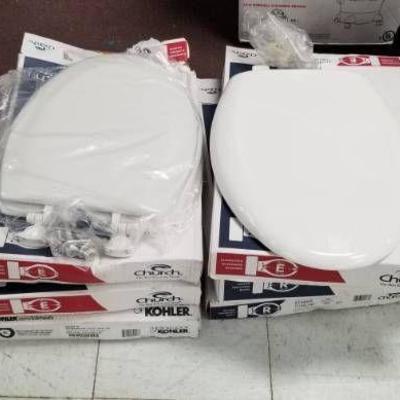 Lot of New Toilet Seats