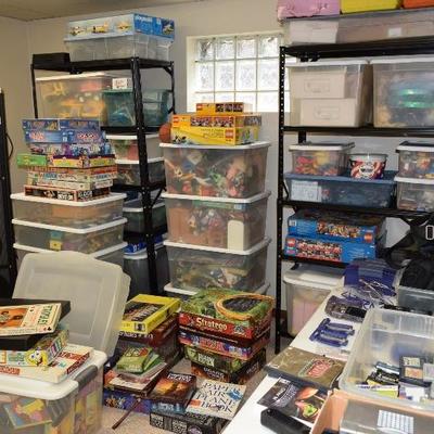 Board Games, LEGO Items, Video Game Accessories