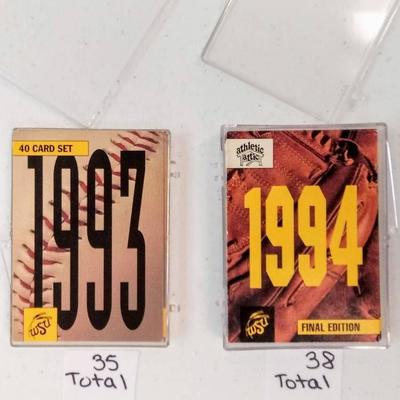 1993 and 1994 Wichita State Shocker Baseball Cards
