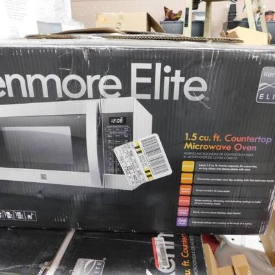 Kenmore Elite 1.5cu ft microwave