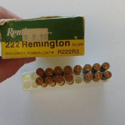 222 Remington 50 Grain, 8 Rounds and 7 Fired - emp ...