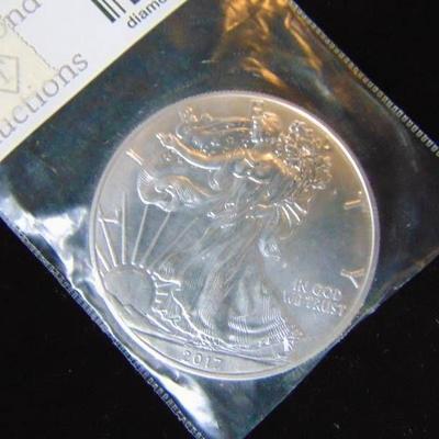 2017 Silver Eagle 1 Oz. .999 Fine Silver