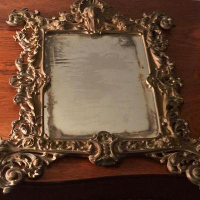 Civil War Era Brass Mirror
