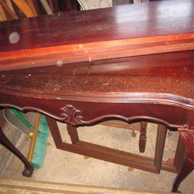 Mahogany Card Table with Leaves