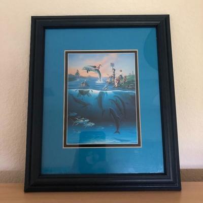 Sea Life Framed Art