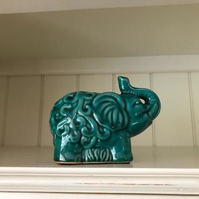 Ceramic Elephant Decor Piece