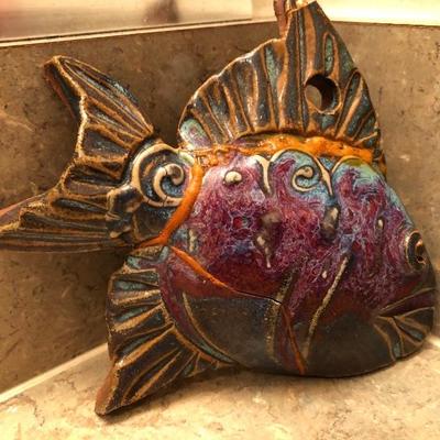 Colorful ceramic fish