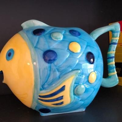 Whimsical fish mug