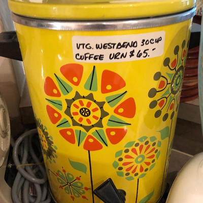 Vintage West Bend coffee urn