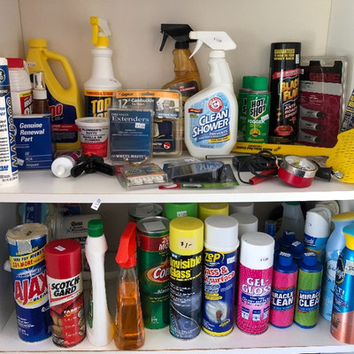 Cleaners and household chemicals 