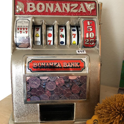 Bonanza Slot Machine Bank