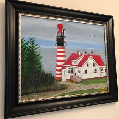 Moseley lighthouse painting