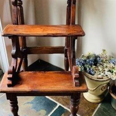 Antique Three Tiered Table