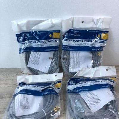 Lot of Dryer Power Cord 3-Wire