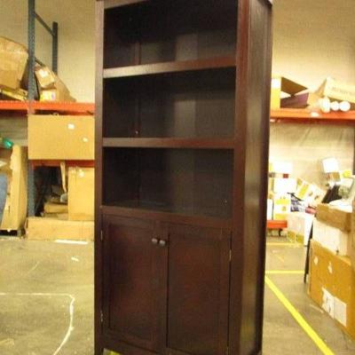 #6ft Tall Bookcase with Doors