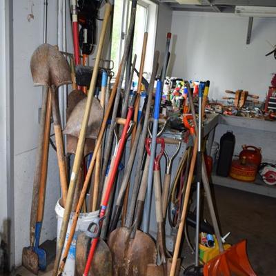 Shovels, Brooms, Tools