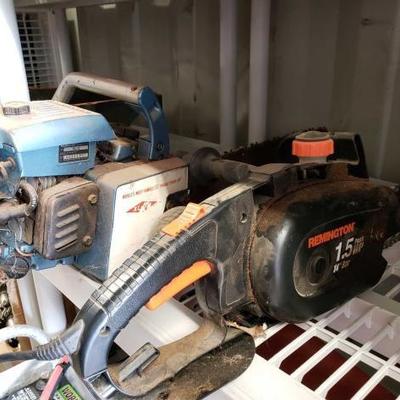#1452: Two Chain Saws
Homelite XL-12 and Remington Model M15014AS
