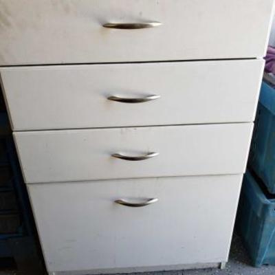 #1228: Storage Cabinet with Safety Glasses, Welding Gloves, Other Gloves, Tape, and More
Cabinet measures approximately 36