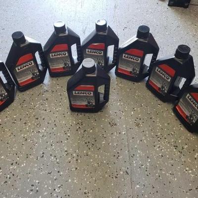 #1326: LENCO Transmission Lubricant, Approx 9 Bottles
LENCO Transmission Lubricant, Approx 9 Bottles