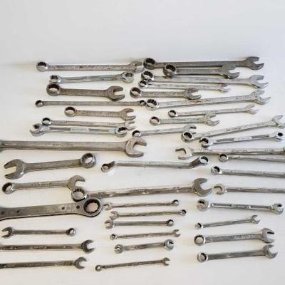 #1032: Snap-On Wrenches Approx 42 Pieces 1/4