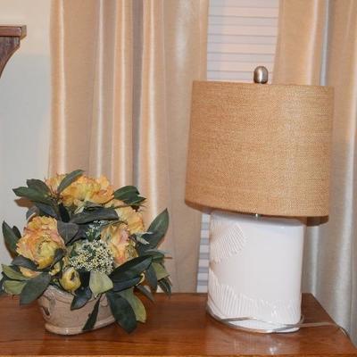 Table Lamp, Floral Piece