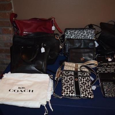 Coach Purses, Wallets, Large Variety