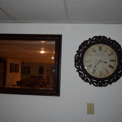 Mirror, Wall Clock