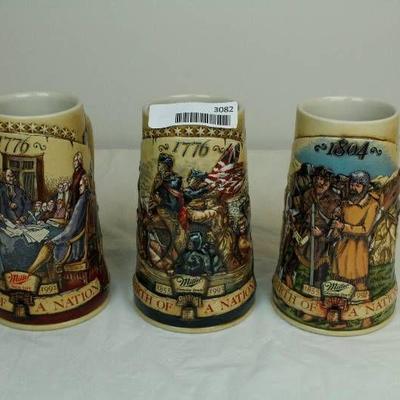 Miller Light 'Birth of A Nation' Steins