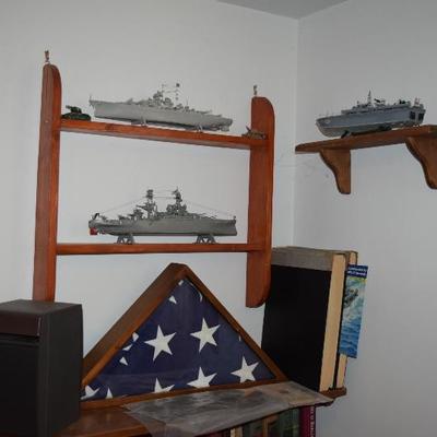 Wall Shelf, Model Ships
